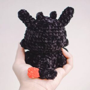 Low Sew, Mini Dragon, PDF Pattern (Amigurumi Pattern, Crochet Pattern, Photo Tutorial, How to) Instant Download - Image 8