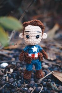 Captain America Crochet Pattern