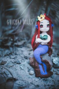 Crochet Doll Pattern - Mermaid Siren