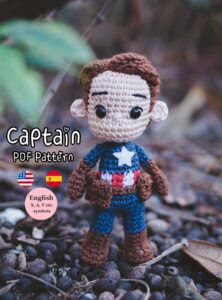 Captain America Crochet Pattern