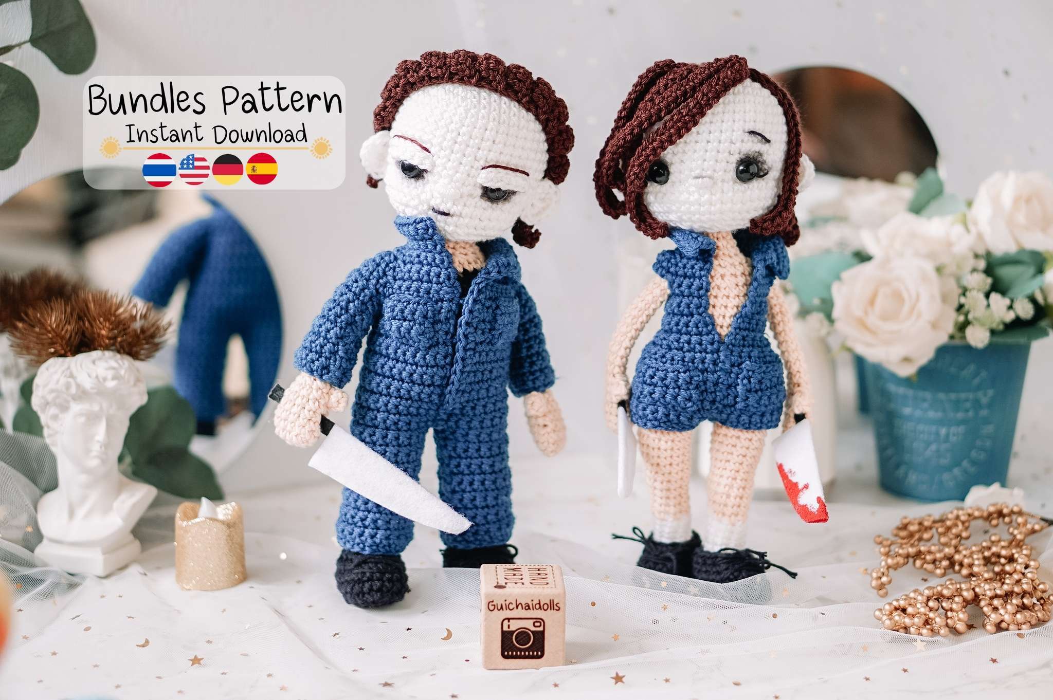 Bundles Myers Set Crochet Pattern (Amigurumi, Crochet , Photo Tutorial ...