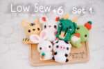 Low Sew, Chinese Animal Zodiac, Set 1, PDF Pattern (Amigurumi Pattern, Crochet Pattern, Photo Tutorial, How to) Instant Download