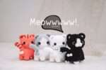 Low Sew, Kitty Cat 4in1 PDF Pattern (Amigurumi Pattern, Crochet Pattern, Photo Tutorial, How to) Instant Download