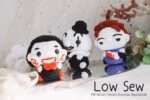 Low Sew, Mini Horror Devil Clown, PDF Pattern - Image 4