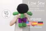 Low Sew, Chibi Angry Boy PDF Pattern Instant Download (Amigurumi Pattern, Crochet Pattern, Photo Tutorial, How to)