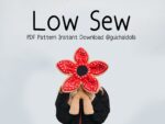 Low Sew, Chibi Monster, PDF Pattern Instant Download (Amigurumi Pattern, Crochet Pattern, Photo Tutorial, How to)